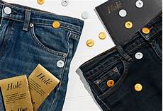 Jeans Holes Buttons