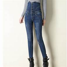Jeans Holes Buttons